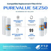 PureValue 5EZ50 RO Filter Replacement Kit - Membrane Sold Separately