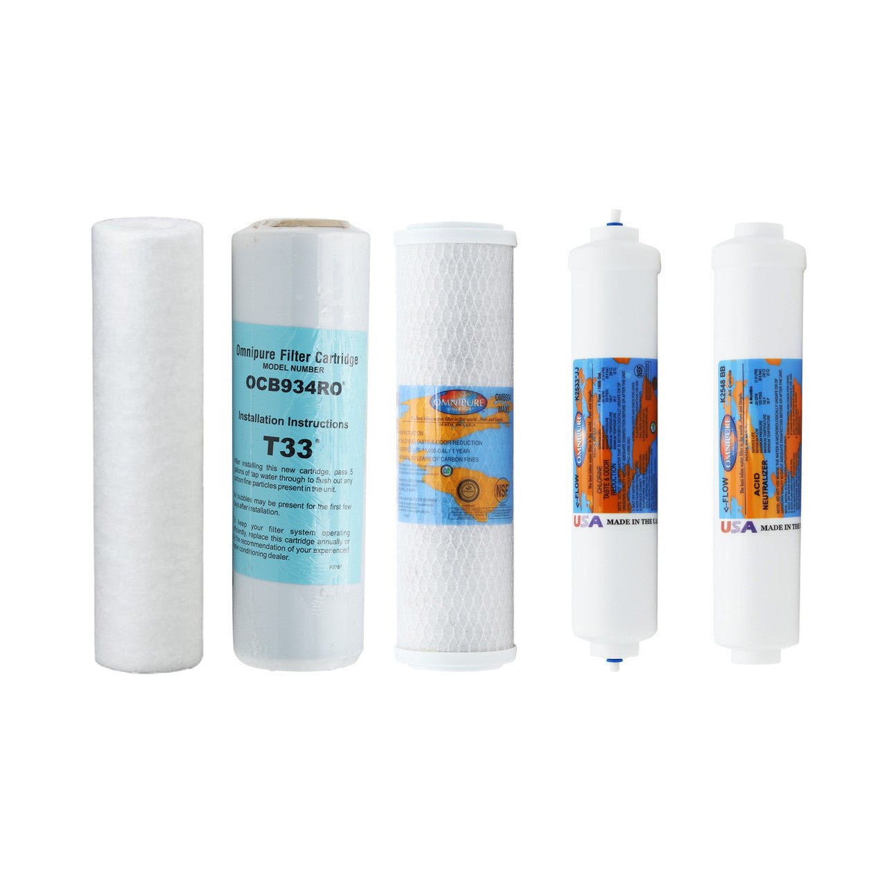 iSpring RCC7AK Compatible Filter Replacement Kit Alkaline PH 6-Stage 75 GPD RO System RO Membrane Sold Separately YS-ISPG-RCC7AK