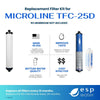 Microline TFC-25D Filter Kit - RO Membrane Sold Separately
