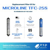 Microline TFC-25S Filter Kit - RO Membrane Sold Separately