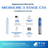 Microline CTA 3-Stage RO Filter Replacement Kit - No Membrane