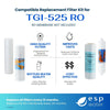 TGI-525 or TGI-525P Compatible RO Filter Kit - Membrane Sold Separately
