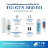 TGI GTS-550 Compatible RO Filter Kit - Membrane Sold Separately
