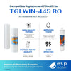 TGI WIN-445 Compatible RO Filter Kit - Membrane Sold Separately