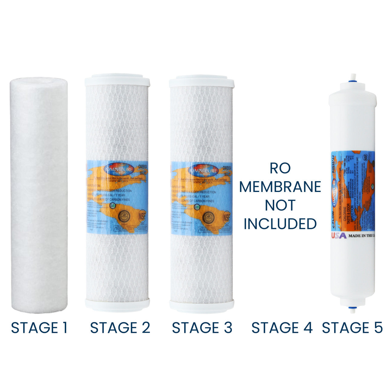 TGIWIN545P Reverse Osmosis Compatible Filter Replacement Bundle RO Membrane Sold Separately Topway-Global YS-TGIWIN545P