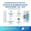 Vertex PureWater Machine 3C-4.0 RO Filter Kit - Membrane Sold Separately