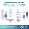 Vertex PT-4.0/5 RO Filter Kit - Membrane Sold Separately