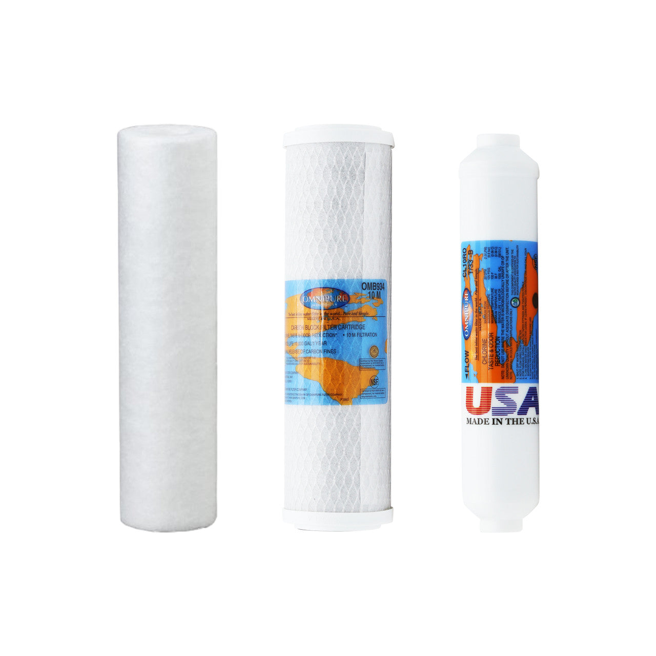 Vertex RO Filter Replacement Kit for PT-4.0, PT-4.0/P, and PT-4.0/PP System Reverse Osmosis Membrane Sold Separately YS-VERPT40