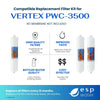 Kit de filtro de repuesto Vertex PWC-3500 (sin membrana RO)