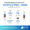 Vertex PWC-7000 Water Cooler Filter Kit -Without RO Membrane