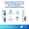 Culligan AC-50 & LC-50 Compatible RO Filter Kit with Membrane