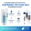 iSpring PH100 Compatible RO Filter Kit with RO Membrane