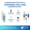 iSpring RO100 Compatible RO Filters Kit with RO Membrane