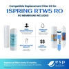 iSpring RTW5 Compatible Filter Kit with 50 GPD Membrane