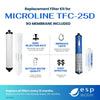 Microline TFC-25D Replacement Filter Kit with RO Membrane