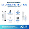 Kit de filtro de repuesto Microline TFC-435 con membrana RO