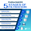 Proline Gold RO Filter Replacement Kit with RO Membrane