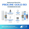 Proline Gold RO Filter Replacement Kit with RO Membrane