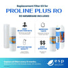 Kit de reemplazo de filtro Proline Plus RO con membrana de 50 GPD