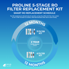 Proline 5-stage RO Filter Replacement Kit with RO Membrane