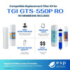 TGI GTS-550 Compatible RO Filter Kit with RO Membrane