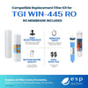 TGI WIN-445 Compatible RO Filter Kit with RO Membrane