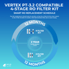 Vertex PT - 3.2 RO Filter Replacement Kit with Membrane YSM-VERPT32 - ESP Water