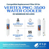 Kit de filtro de enfriador de agua Vertex PWC-3500 con membrana RO