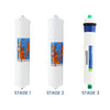 1-Year Filter Replacement Kit with Membrane for Vertex PWC-7000 Reverse Osmosis System YSM-VERPWC7