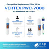 Vertex PWC-7000 Filter Replacement Kit with RO Membrane