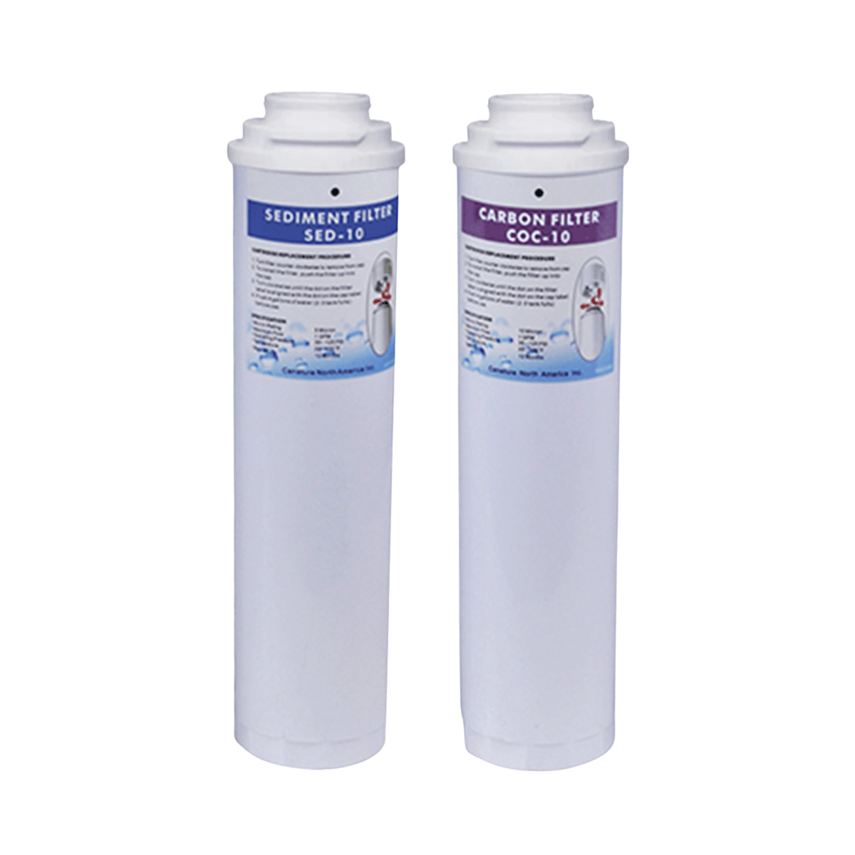 Aqua Flo 475QC-3 RO Filter Replacement Kit -Membrane Not Included YS-AF475QC3 - ESP Water
