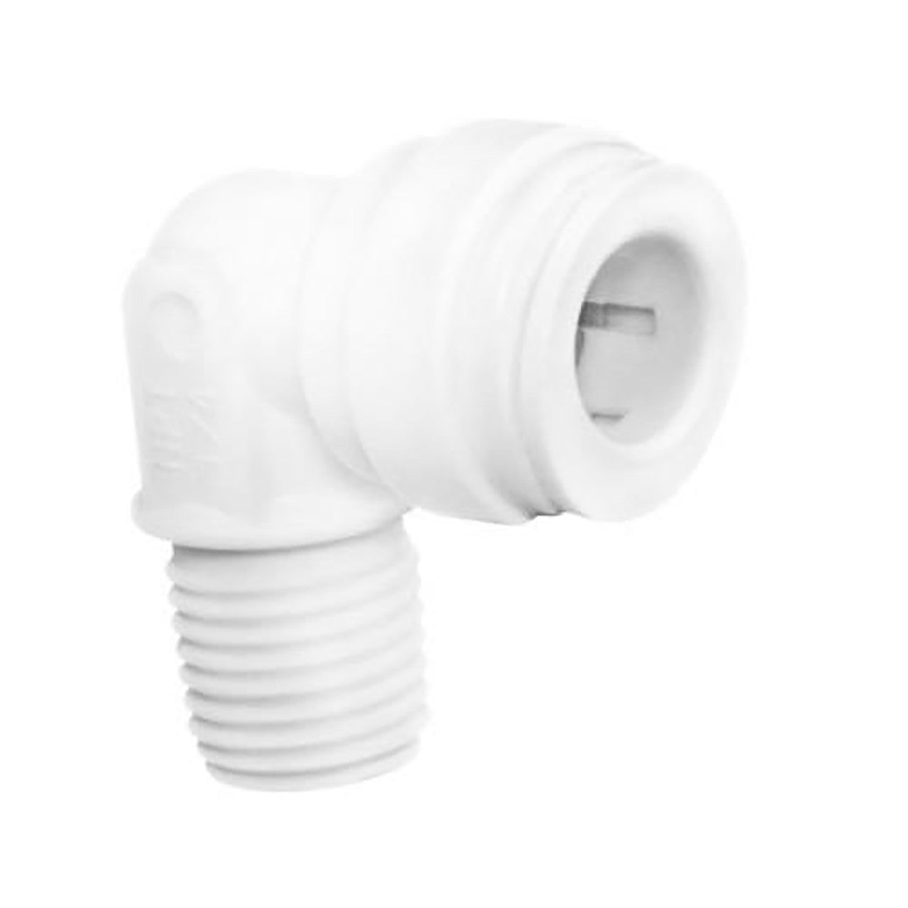 John Guest John Guest Elbow Connector 1/4 QC x 1/4 Male Threads White CI480822W CI480822W