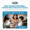 Omnipure CL10ROT33-BB inline carbon filter features and applications for drinking water systems