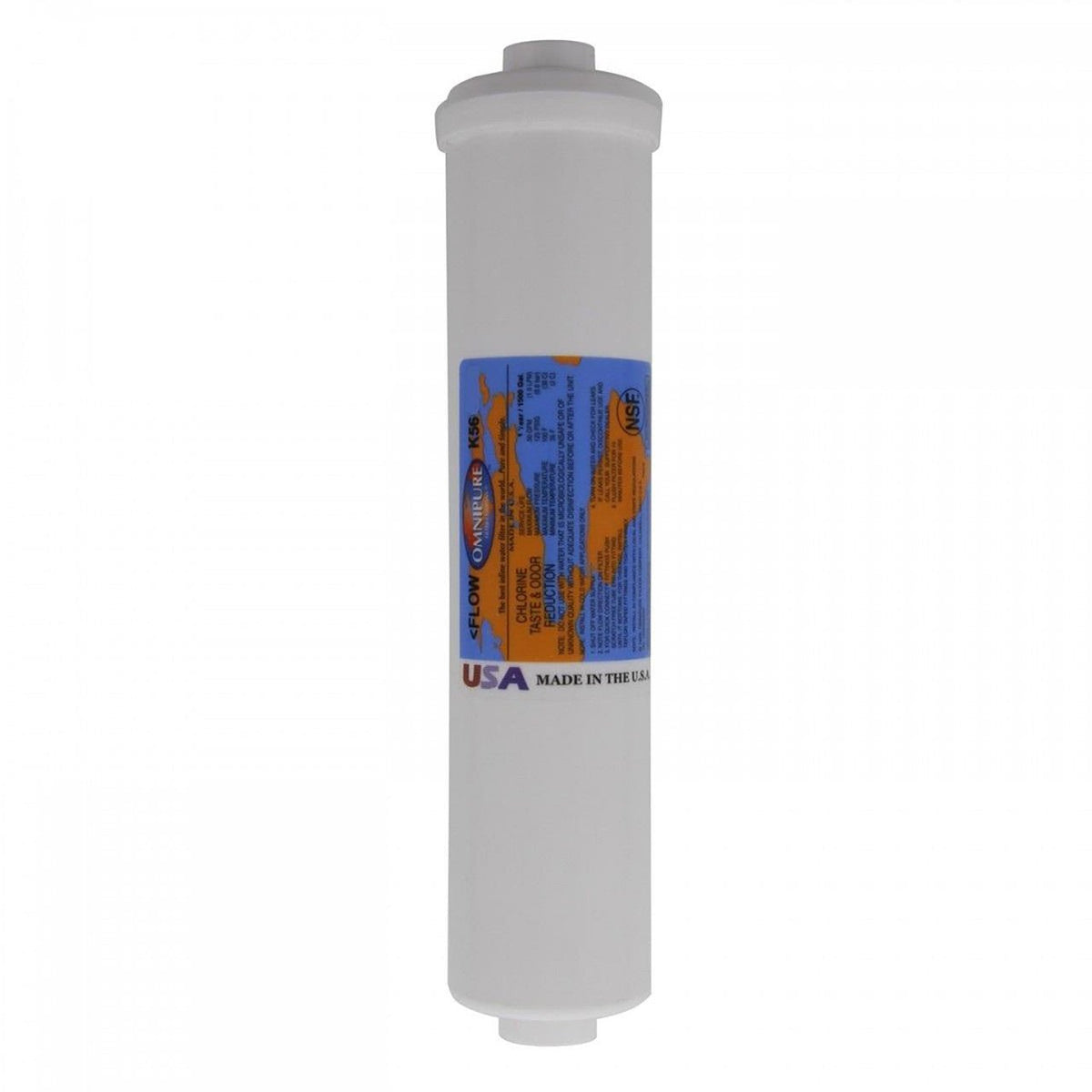 Omnipure K5640-JJ GAC T40 Granular Carbon Inline Filter 2.5