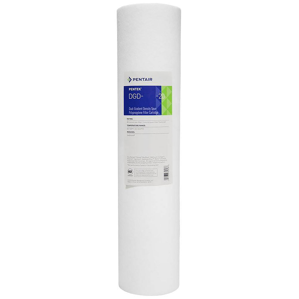 Pentair Pentair DGD-7525-20 4.5 x 20 25 Mic Big Blue Dual Grade Poly Sediment Filter 155356-43 155356-43