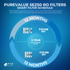 purevalue_5EZ50_RO_filter_replacement schedule infographic
