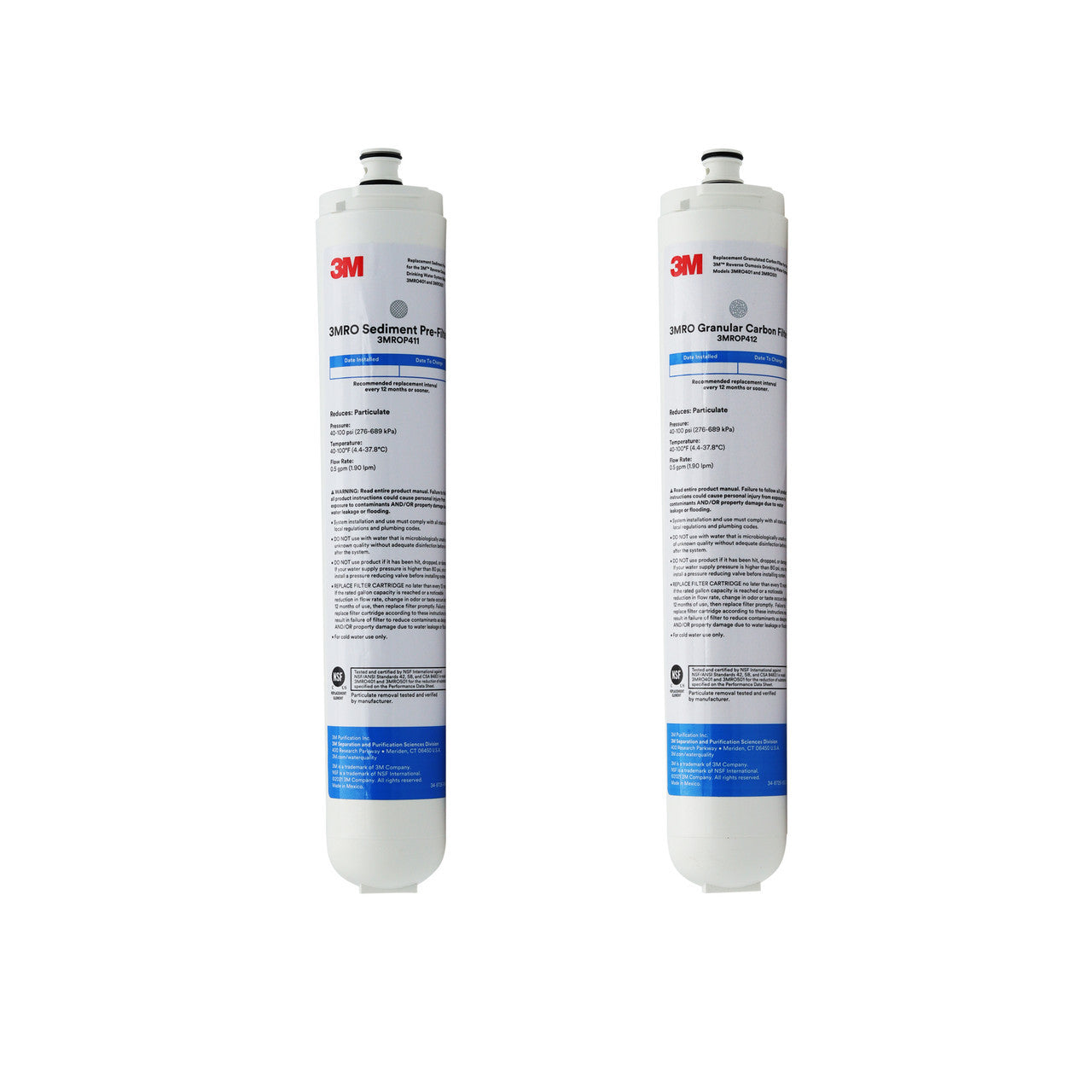 3M Water Factory SQC3 RO Filter Kit Membrane Sold Separately YS-3MSQC3