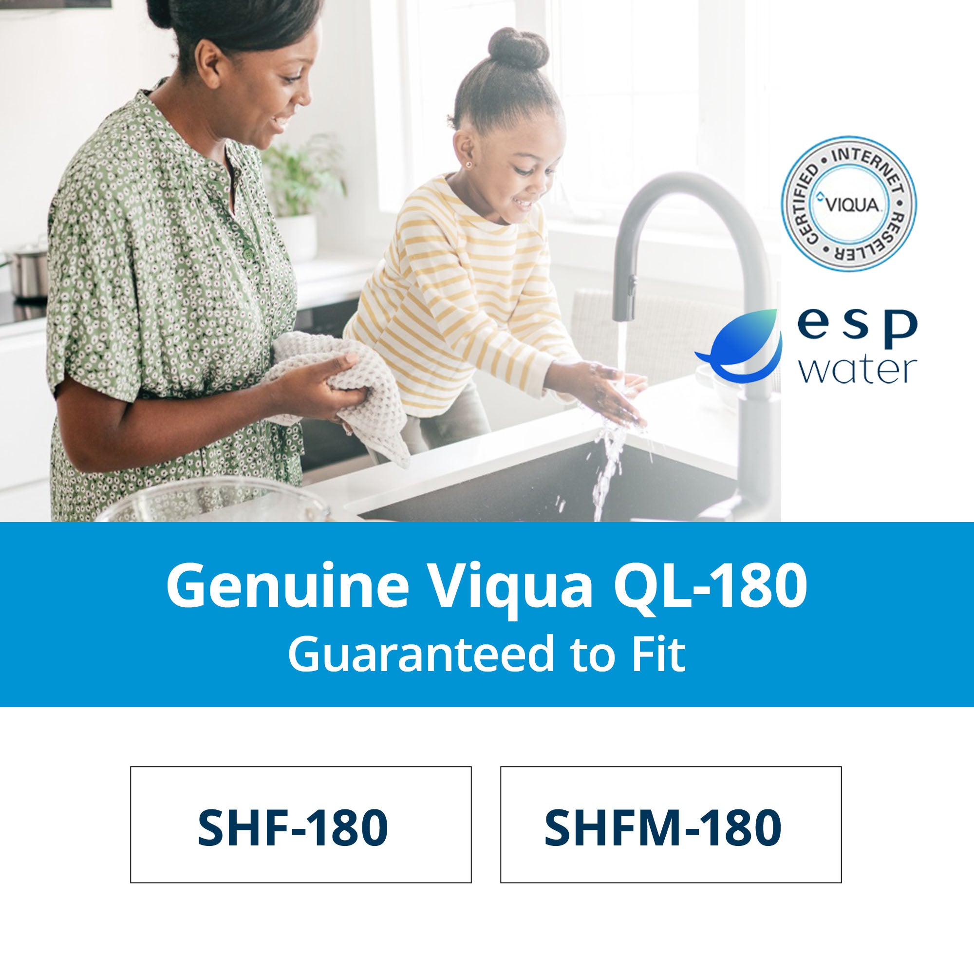 VIQUA QL-180 UV Lamp and Sleeve Kit for SHF-180 UV System - ESP Water 